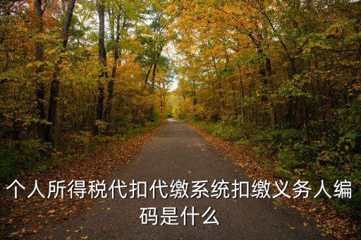 扣繳義務(wù) 填什么，請問扣繳義務(wù)人編碼是指什么呀