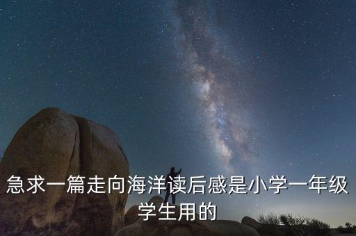 我的文明雷電過有什么關(guān)系，急求一篇走向海洋讀后感是小學一年級學生用的