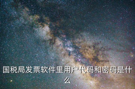 發(fā)票認證平臺登錄密碼是什么情況，國稅局發(fā)票軟件里用戶代碼和密碼是什么