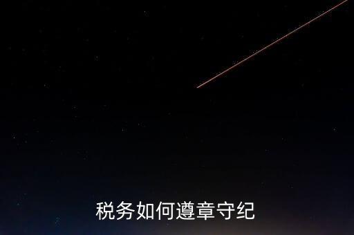 稅務(wù)守紀(jì)律是什么意思，呵呵 什么叫做守紀(jì)律