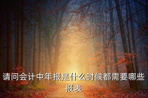 報稅年報都準備什么時候，年報需要報什么表什么時間報