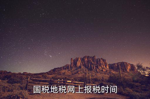 地稅年報報什么時候，國稅地稅網(wǎng)上報稅時間
