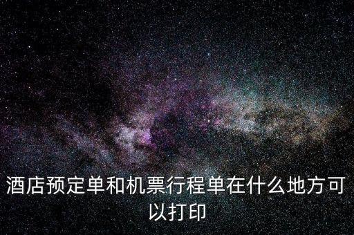 什么店可以打電子行程單，阿里旅行南航旗艦店買的可以在機(jī)場打印行程單嗎