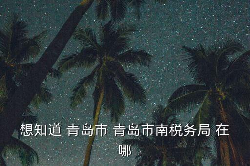 青島稅務(wù)局在什么地方，青島國(guó)稅局在什么位置在什么路上