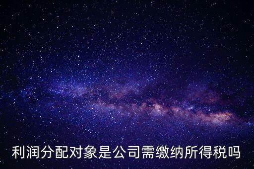 利潤(rùn)分配交什么稅，企業(yè)年終利潤(rùn)分配還要再繳什么稅嗎