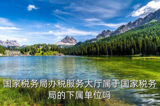 國(guó)家稅務(wù)局辦稅服務(wù)大廳屬于國(guó)家稅務(wù)局的下屬單位嗎