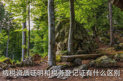 納稅資質(zhì)證明和稅務登記證有什么區(qū)別