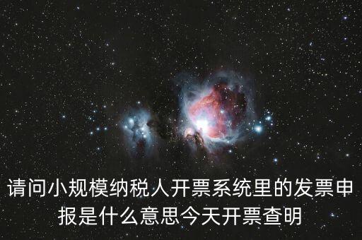 開(kāi)票申報(bào)是什么，浪潮稅控開(kāi)票軟件寫(xiě)卡報(bào)數(shù)后到稅務(wù)所申報(bào)是什么意思啊需要帶哪些
