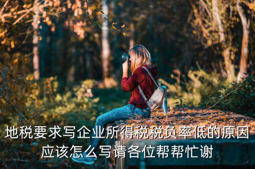 地稅的風(fēng)險(xiǎn)評(píng)定低是什么意思，地稅要求寫(xiě)企業(yè)所得稅稅負(fù)率低的原因應(yīng)該怎么寫(xiě)請(qǐng)各位幫幫忙謝