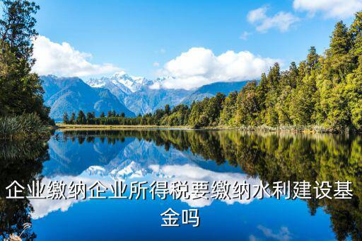 什么企業(yè)需要繳水利基金，免稅企業(yè)要不要交納水利基金