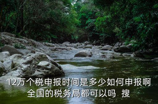 12萬申報(bào)12萬指什么時(shí)候，個(gè)稅12萬申報(bào)時(shí)間