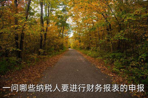 什么單位需要委托代征申報表，一問哪些納稅人要進行財務(wù)報表的申報