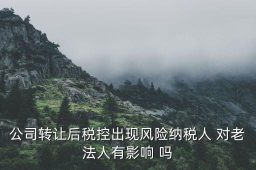 風(fēng)險(xiǎn)納稅人 有什么后果，公司轉(zhuǎn)讓后稅控出現(xiàn)風(fēng)險(xiǎn)納稅人 對(duì)老法人有影響 嗎