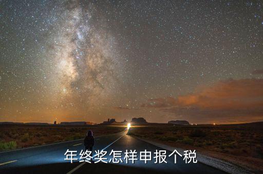 年終獎如何申報個人所得稅，年終獎個稅怎么申報