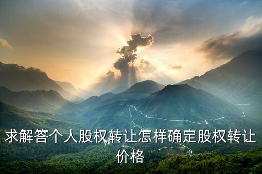 股權(quán)轉(zhuǎn)讓如何定價(jià)，股權(quán)轉(zhuǎn)讓價(jià)格怎么確定
