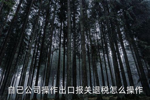 如何根據(jù)報關(guān)單退稅，報關(guān)到退稅的流程是怎樣的