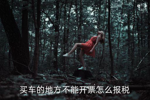 買(mǎi)車的地方不能開(kāi)票怎么報(bào)稅