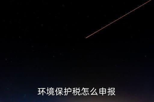 環(huán)境保護(hù)稅b類如何申報(bào)，環(huán)境保護(hù)稅怎么申報(bào)