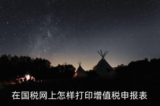 陜西國稅局網(wǎng)頁版如何查詢打印，在國稅網(wǎng)上怎樣打印增值稅申報表