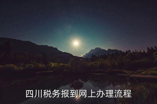 四川稅務(wù)報(bào)到網(wǎng)上辦理流程