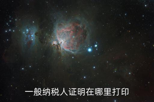 如何打印一般納稅人證明文件，一般納稅人資格認(rèn)定表如何在網(wǎng)上打印文書(shū)