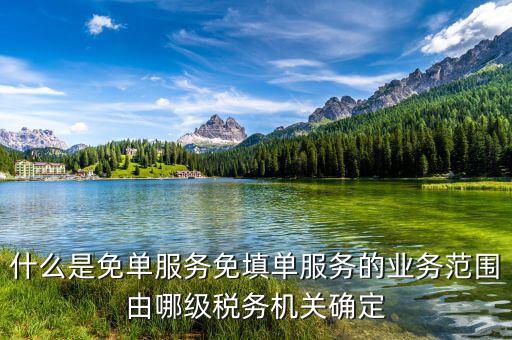 稅務(wù) 免填單服務(wù)納稅人如何做，什么是免單服務(wù)免填單服務(wù)的業(yè)務(wù)范圍由哪級稅務(wù)機(jī)關(guān)確定