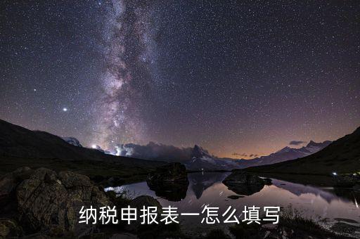 如何填制納稅申報表，增值稅納稅申報表怎么填寫