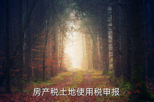 金稅三期如何申報土地使用稅，房產稅土地使用稅申報