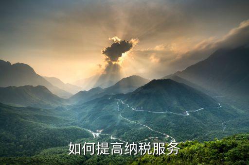 如何提升對(duì)大企業(yè)的納稅服務(wù)，如何為企業(yè)做好財(cái)稅服務(wù)