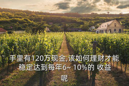 手里有120萬(wàn)現(xiàn)金,該如何理財(cái)才能 穩(wěn)定達(dá)到每年6~ 10%的 收益呢