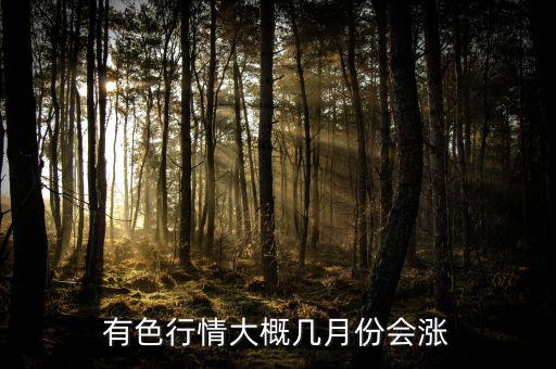 有色金屬什么時候漲，有色金屬礦行情啥時候才漲價