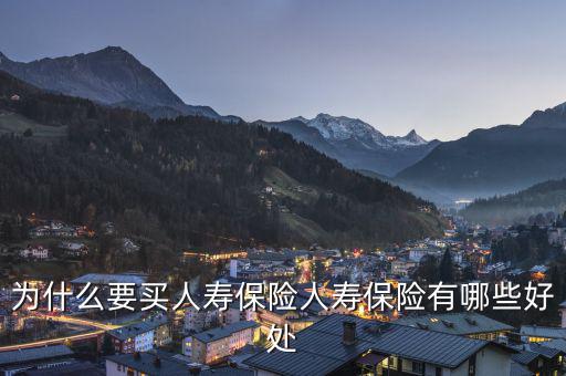 為什么要買(mǎi)人壽保險(xiǎn)人壽保險(xiǎn)有哪些好處