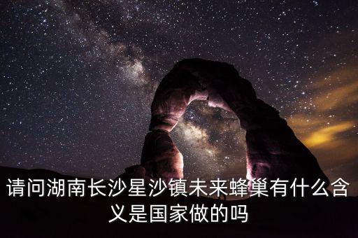 蜂巢城市什么意思，請(qǐng)問湖南長(zhǎng)沙星沙鎮(zhèn)未來蜂巢有什么含義是國(guó)家做的嗎