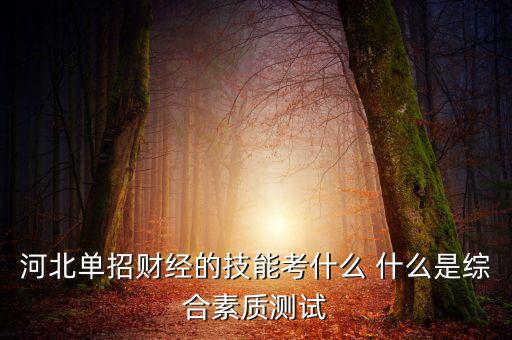 財(cái)經(jīng)素養(yǎng)考什么，春季高考財(cái)經(jīng)基礎(chǔ)理論和專(zhuān)業(yè)基礎(chǔ)技能考什么