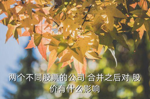 兩個(gè)不同股票的公司 合并之后對(duì) 股價(jià)有什么影響
