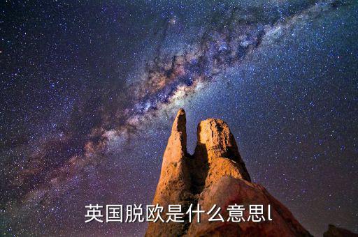 英國(guó)公投什么意思，英國(guó)脫歐是什么意思l