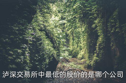 瀘a最便宜的股是什么股，A股最便宜的股票是什么股