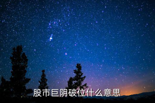 大陰線破位什么意思，長陰破位是什么意思