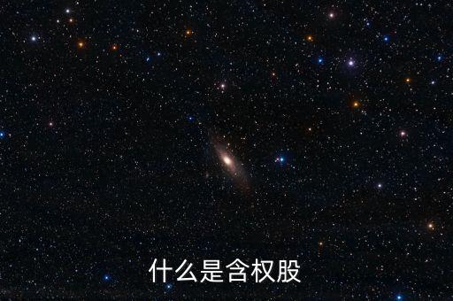 什么是含權(quán)股，請問什么叫含權(quán)的股票