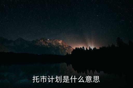 托市糧什么意思，托市計(jì)劃是什么意思