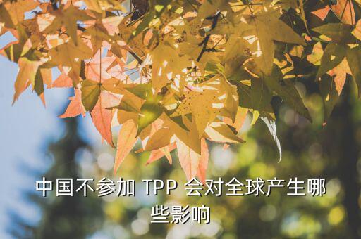 tpp為什么排除中國，從WTO到TPP這些組織和協議對中國影響有多大