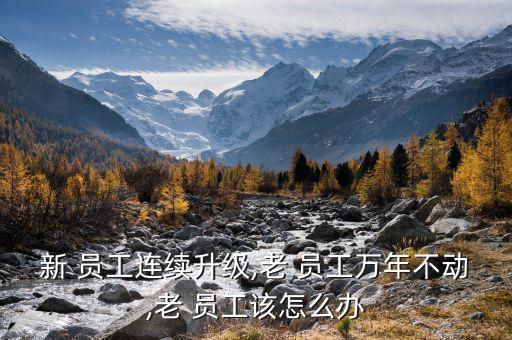 新 員工連續(xù)升級(jí),老 員工萬年不動(dòng),老 員工該怎么辦
