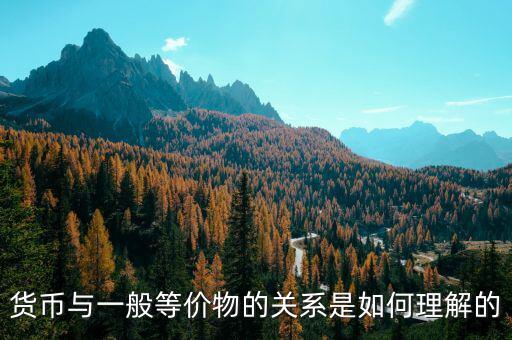 貨幣關系是什么意思，貨幣反映著一定的生產(chǎn)關系怎么解釋
