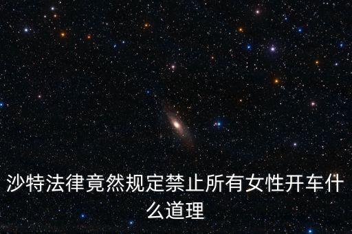 沙特法律竟然規(guī)定禁止所有女性開(kāi)車什么道理