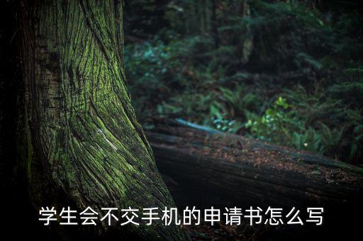 學(xué)生會(huì)不交手機(jī)的申請(qǐng)書怎么寫