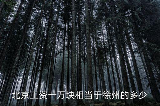北京月薪1萬什么概念，在北京月薪1萬算高嗎