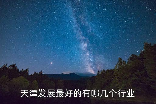 天津什么行業(yè)發(fā)達(dá)，天津發(fā)展最好的有哪幾個(gè)行業(yè)
