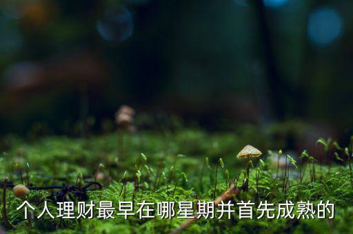 投資什么時候成熟的，投資人喜歡投哪個年齡段的