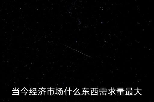 當(dāng)今經(jīng)濟市場什么東西需求量最大