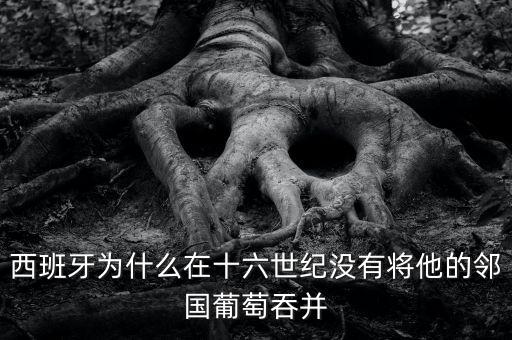 西班牙為什么沒有吞并葡萄牙，西班牙為什么在十六世紀沒有將他的鄰國葡萄吞并